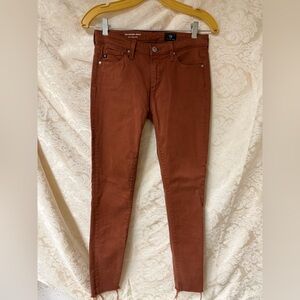 AG The Legging Ankle in Chestnut
